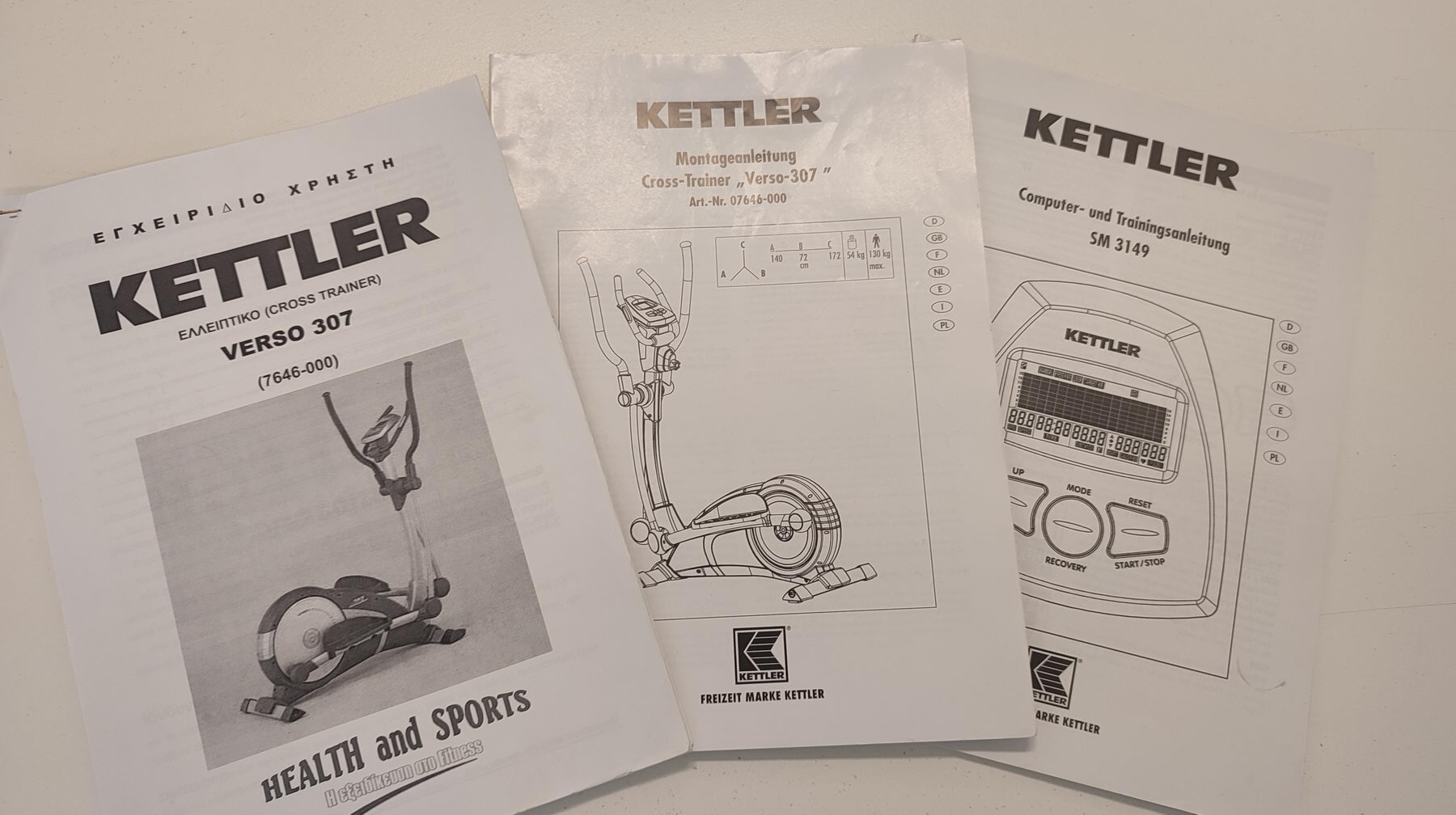 Ελλειπτικό μηχάνημα VERSO 307 KETTLER